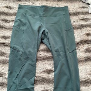 Lululemon Speed Up Crop 21” Teal